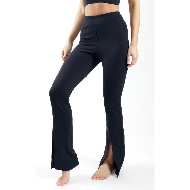 90 Degree By Reflex - Women's High Waist Yoga Pant with Front Splits | Target