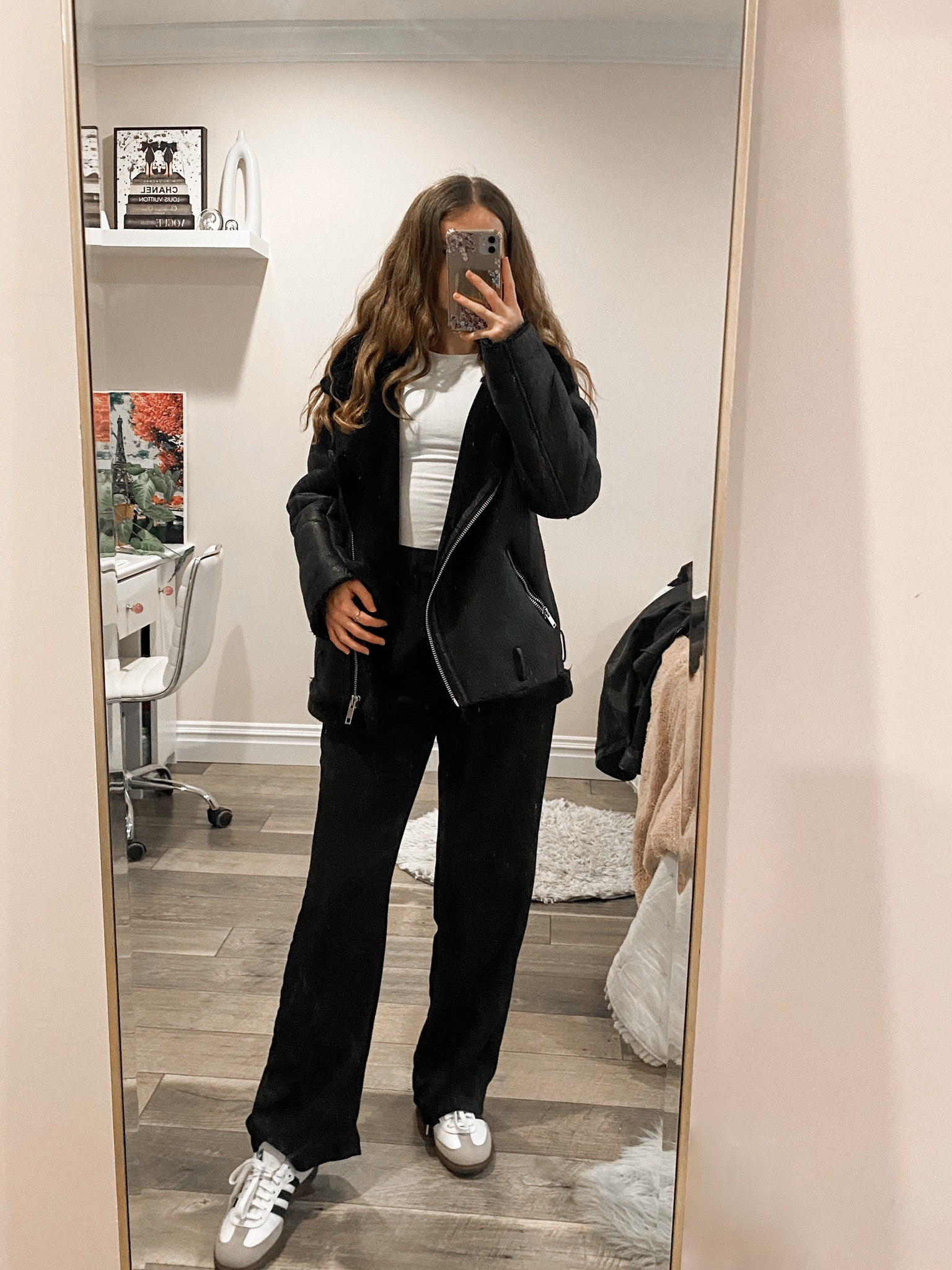 The perfect lifestyle sneakers to style with your winter outfits. Pair with a shearling jacket, white bodysuit, and tailored pants for a casual outfit. 
.
.
.
.
.
.
.
.
Adidas sambas | sneakers women | white sneakers | winter jacket | fur jacket | amazon jacket | black jacket | faux fur jacket | black fur jacket | Sherpa moto jacket | faux leather motor jacket | black pants | trouser pants | dress pant | Abercrombie pants | black pants outfit | high waisted pants | bodysuit outfit | basic tops | winter fashion | outfit ideas | outfit inspo | casual outfits | casual shoes | casual work outfits | 

#LTKGiftGuide #LTKSeasonal #LTKFind #LTKunder50 #LTKunder100 #LTKHoliday #LTKU #LTKsalealert #LTKfindsunder50 #LTKfindsunder100 #LTKstyletip #LTKworkwear #LTKtravel #LTKshoecrush #LTKitbag 