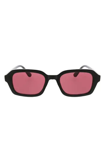 BCBGeneration 50mm Square Sunglasses in Shiny Black at Nordstrom Rack | Nordstrom Rack