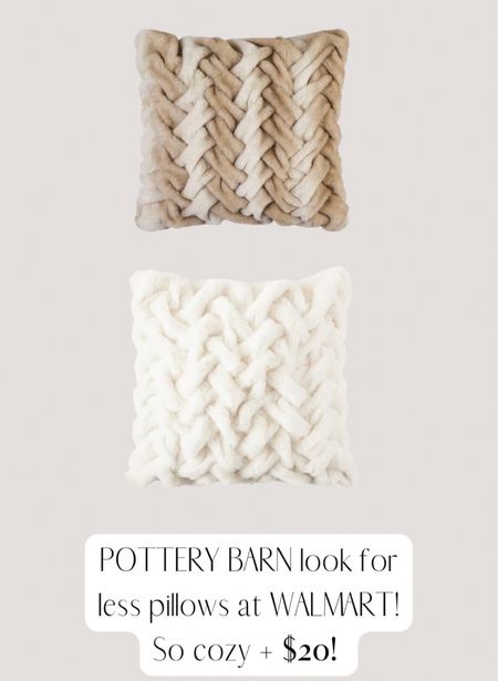 Pottery Barn lookalike woven pillows for less from Walmart! They’re soooo soft! 

Lee Anne Benjamin 🤍

#LTKhome #LTKFind #LTKunder50