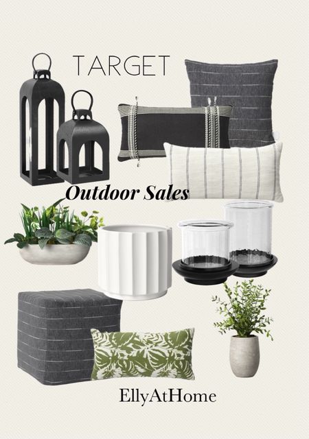 Outdoor, porch, patio, backyard sales at Target! Shop planters, lanterns, throw pillows, doormats on sale in a variety of styles and colors. Shop soon, free shipping. 

#LTKSeasonal #LTKHome #LTKSaleAlert