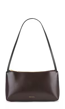 Mansur Gavriel Gaia Shoulder Bag in Chocolate & Warm Grey from Revolve.com | Revolve Clothing (Global)