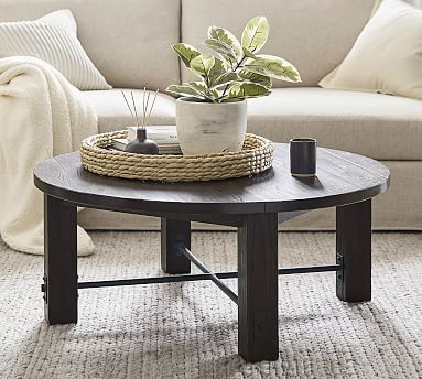Benchwright 42" Round Coffee Table | Pottery Barn (US)