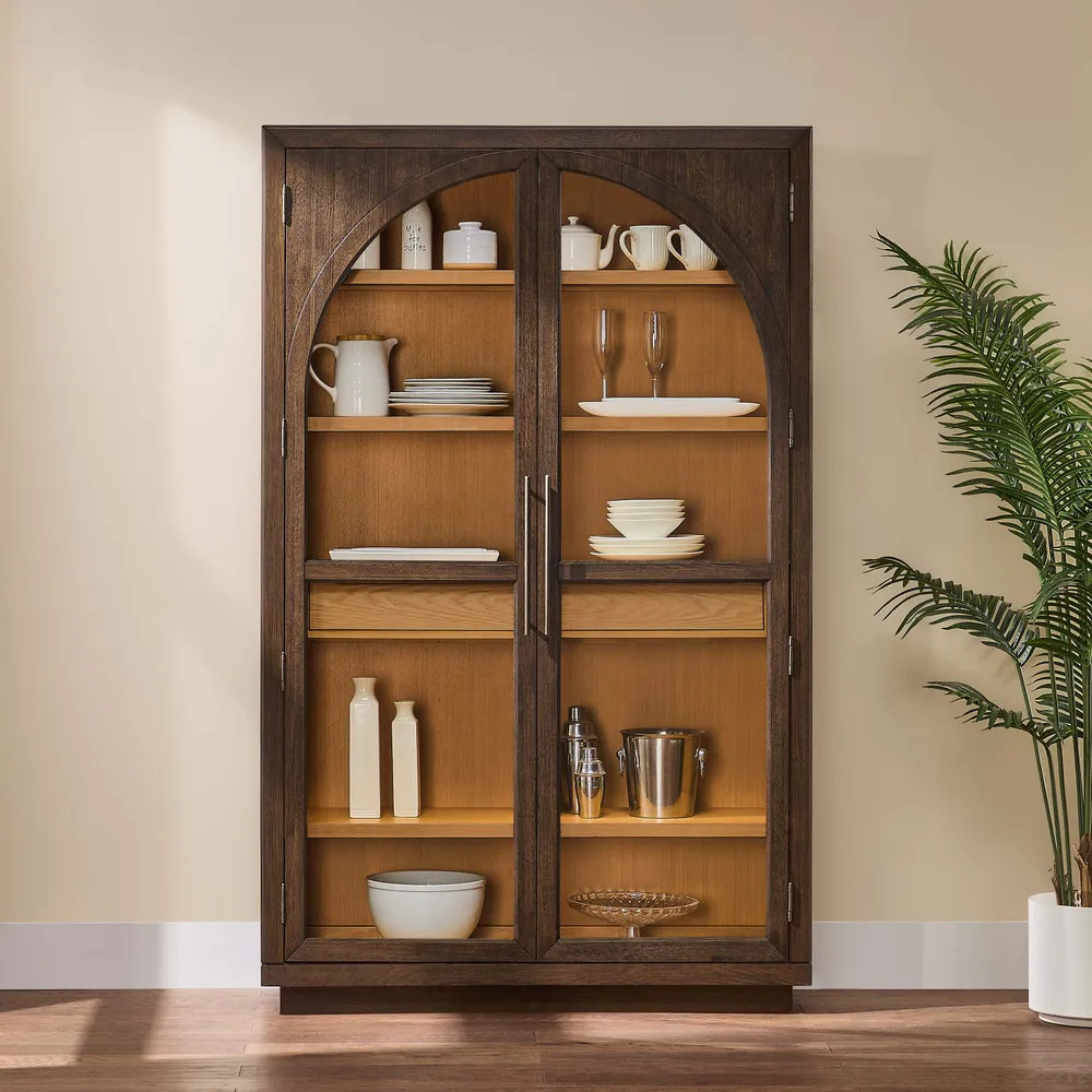 Valborg 47" Oak Cabinet$1,7497 ReviewsCollection:Tall CabinetMedia ConsoleTall CabinetLow Cabinet... | Hernest