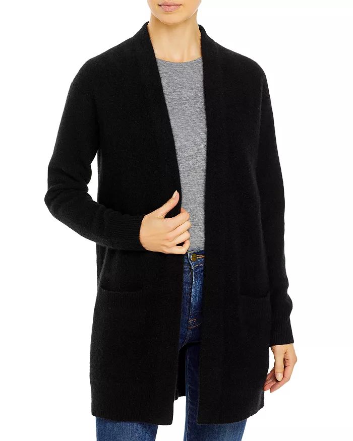 Open Front Brushed Cashmere Cardigan - 100% Exclusive | Bloomingdale's (US)