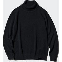Uniqlo - 100 % Lammwolle Rollkragenpullover - Schwarz - S | UNIQLO (DE)
