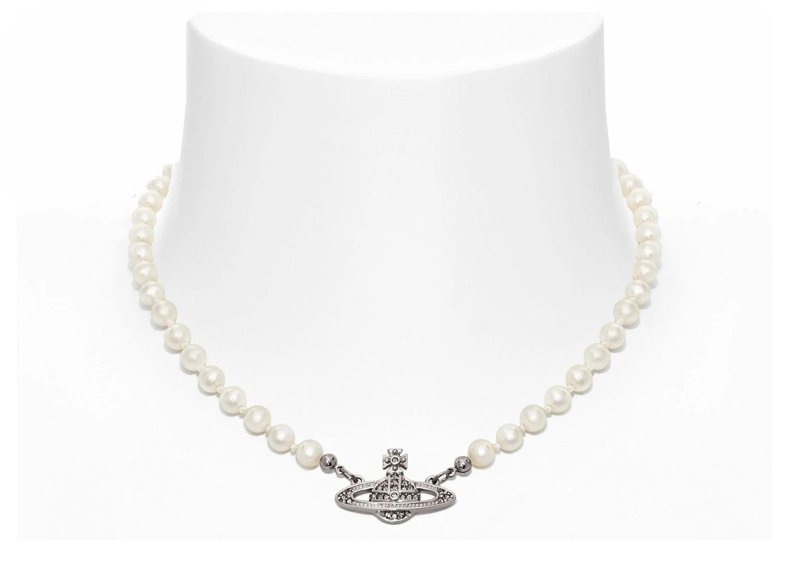 Women's Vivienne Westwood Choker Mini Bas Relief in Silver | StockX