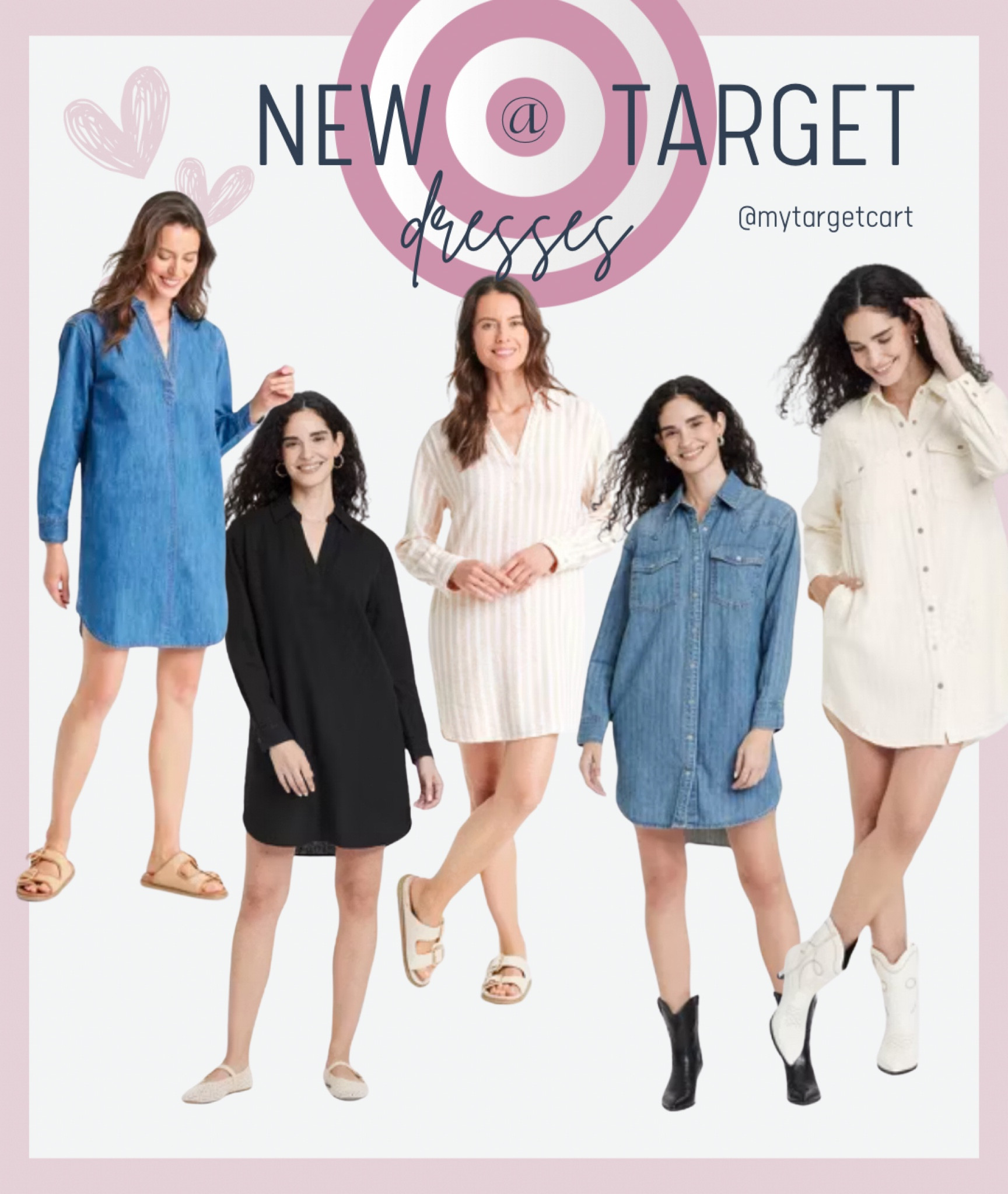 New arrivals at Target!! Spring dresses! Two different styles pictured here!




#LTKSeasonal #LTKWorkwear #LTKFindsUnder50