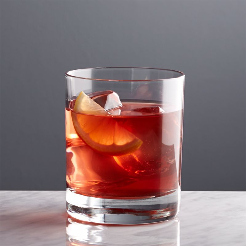 Aspen Double Old-Fashioned Glass + Reviews | Crate & Barrel | Crate & Barrel