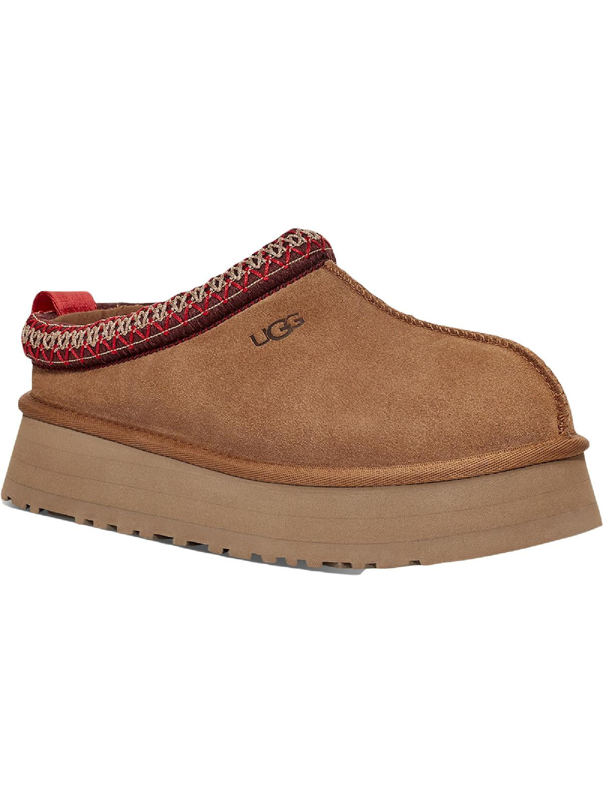 Ugg Tazz Women's Sheepskin Embroidered Slip On Platform Slipper | Walmart (US)