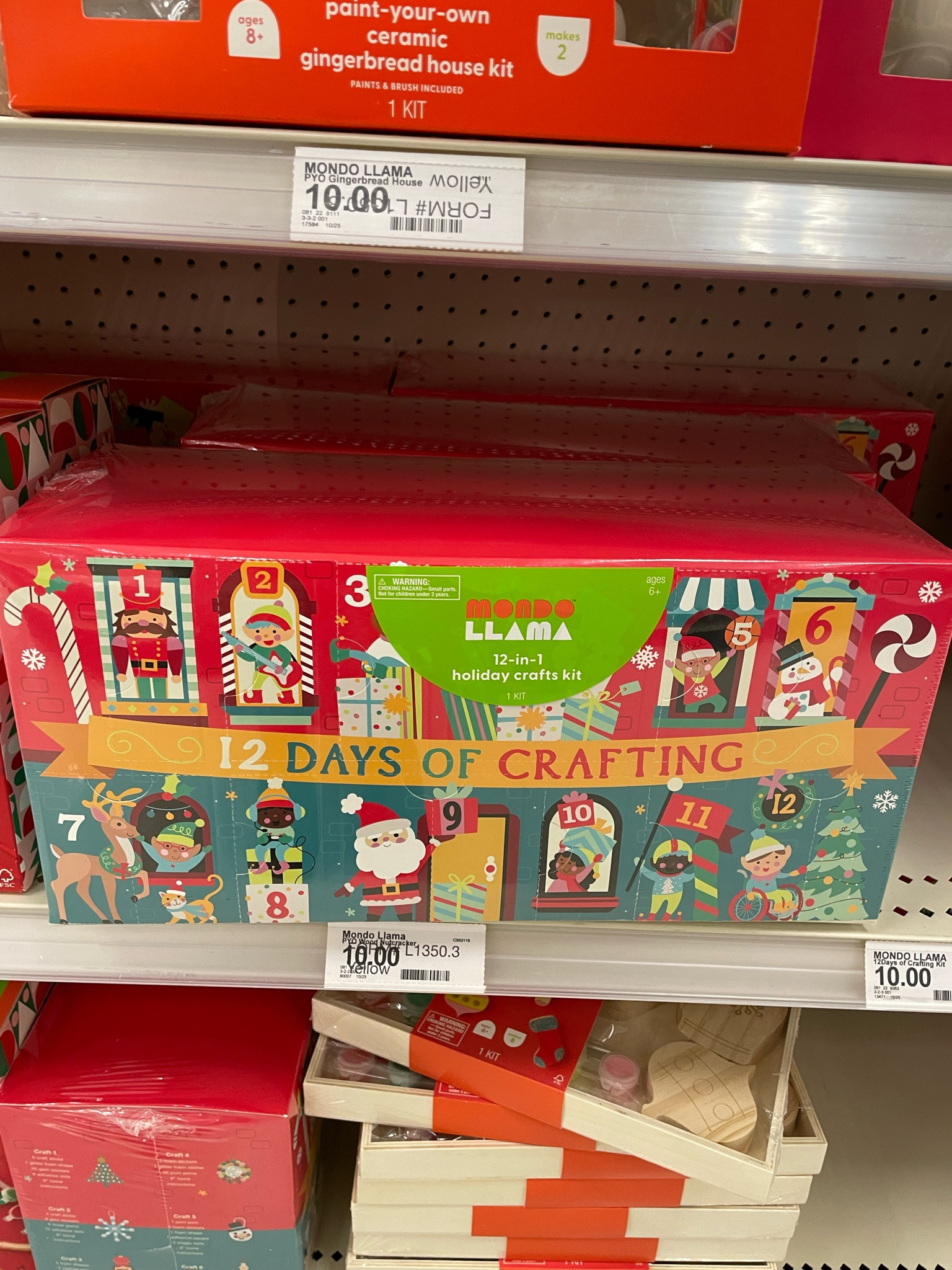 This 12 days of crafting kit from Target is perfect for Christmas! If you do elf on the shelf this would be cute to have the elf bring and have him set out a craft for each day. They also have tons of other cute craft kits that would be great for your kid’s Christmas break! 


Target toys, target holiday, target Christmas, kids Christmas gifts, kids Christmas crafts, elf on the shelf, kids gift guide, affordable gifts 

#LTKkids #LTKSeasonal #LTKHoliday