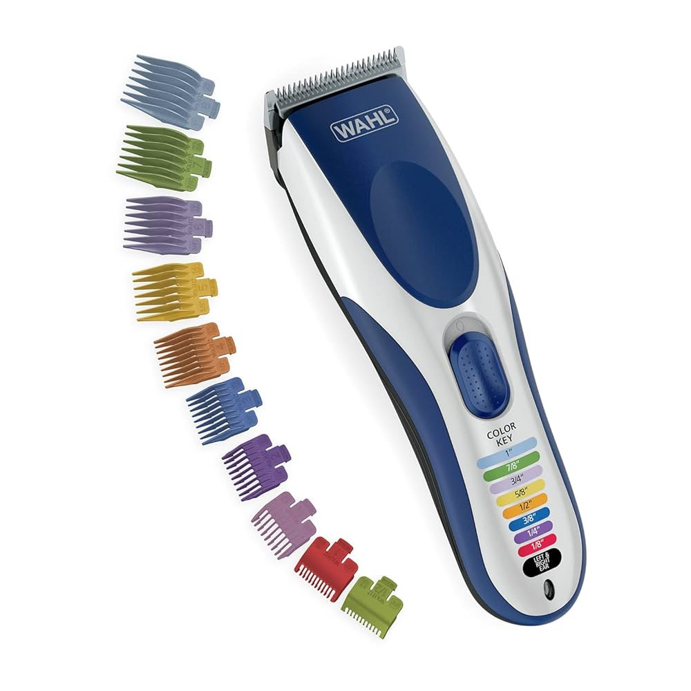 Wahl Color Pro Cordless Rechargeable Hair Clipper & Trimmer – Easy Color-Coded Guide Combs - fo... | Amazon (US)