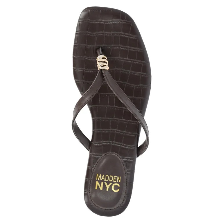 Madden NYC Women's Square Flip Flops | Walmart (US)