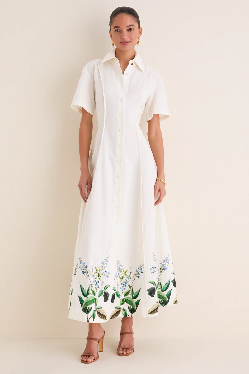 Laurel Bloom Myra Shirt Midi Dress | Tuckernuck (US)