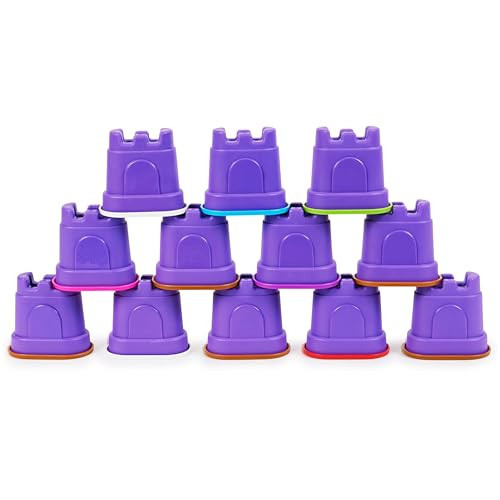 Kinetic Sand, 12-Pack Castle Containers (Amazon Exclusive), Multi-Color Play Sand for Party Favors, Goodie Bags, Sensory Toys for Kids Ages 3 and up | Amazon (US)