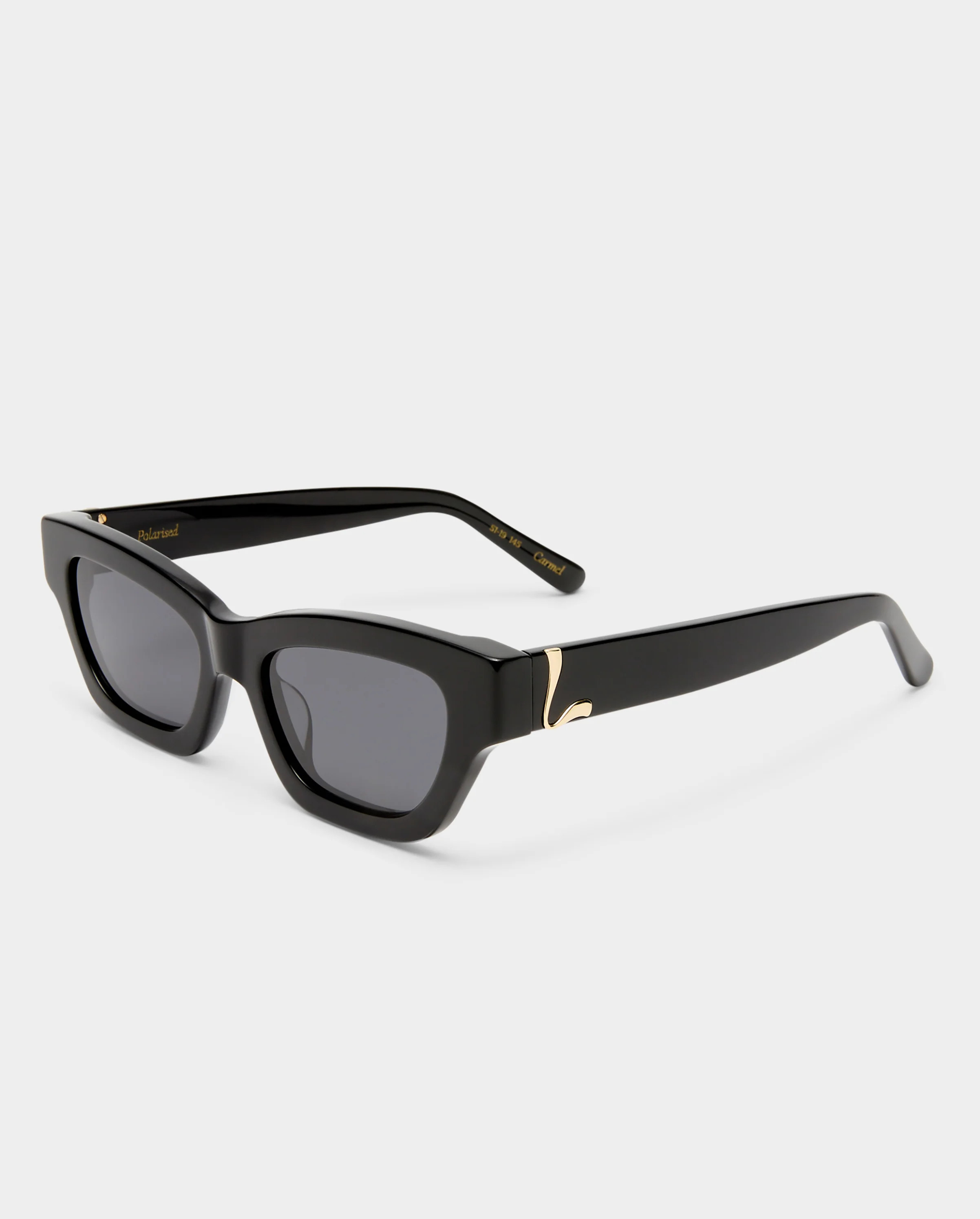 The Carmel Black Female Cat-Eye Sunglasses | Luv Lou | Luv Lou