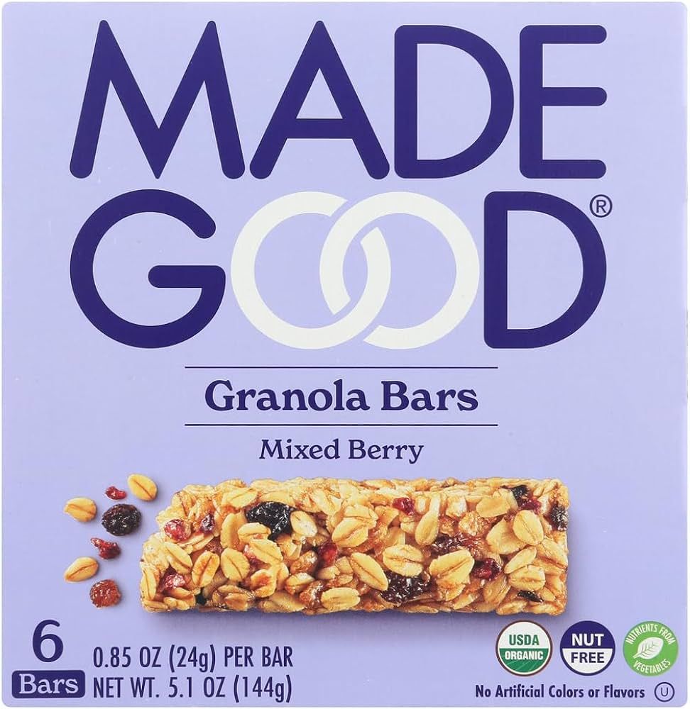 MadeGood Granola bar Mixed Berry, 5.09 oz. | Amazon (US)