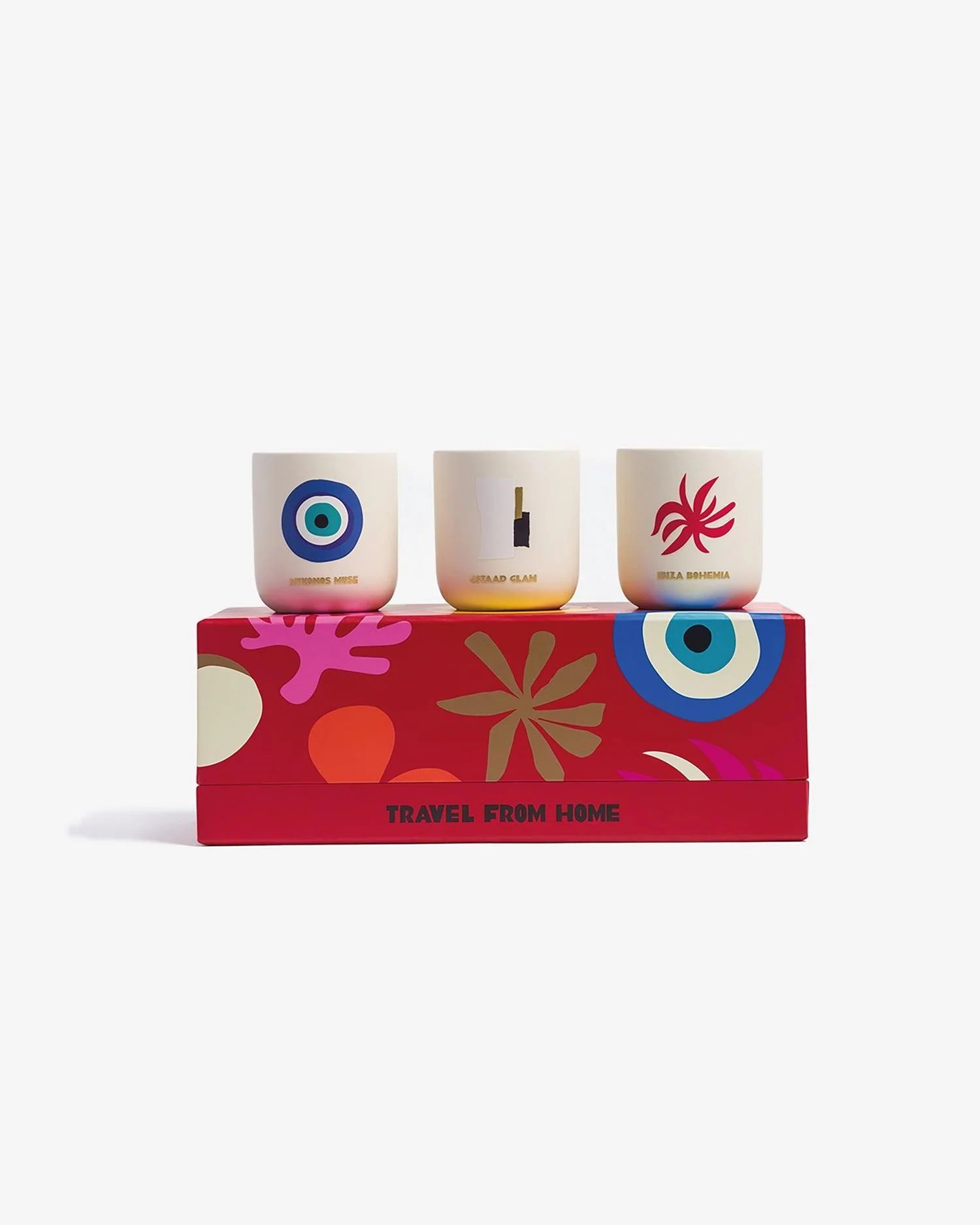 Travel From Home Mini Scented Candle Set | Assouline