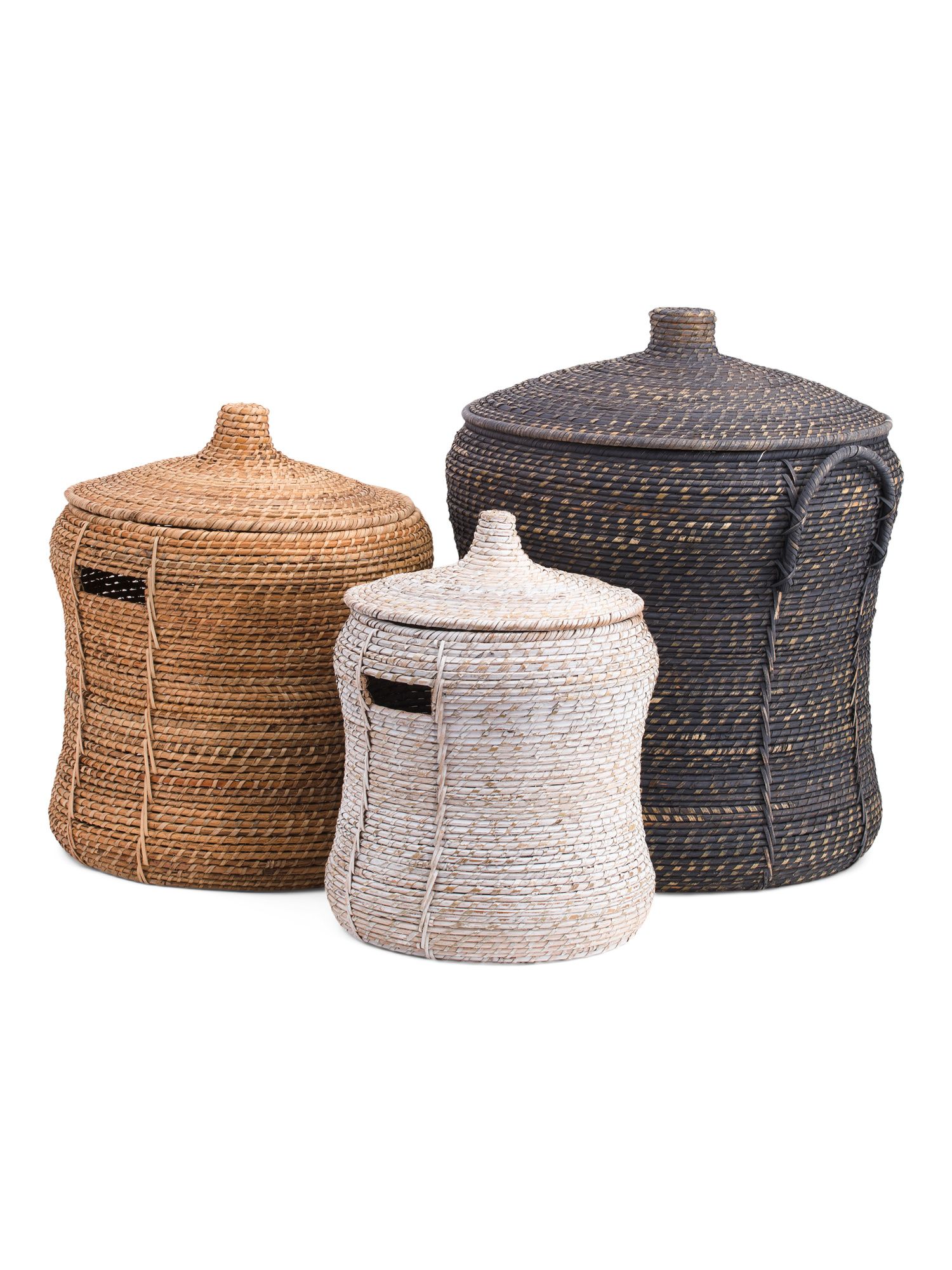Rattan Storage With Lids Collection | TJ Maxx