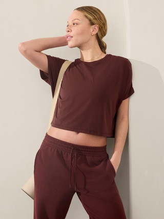 With Ease Crop Tee | Athleta