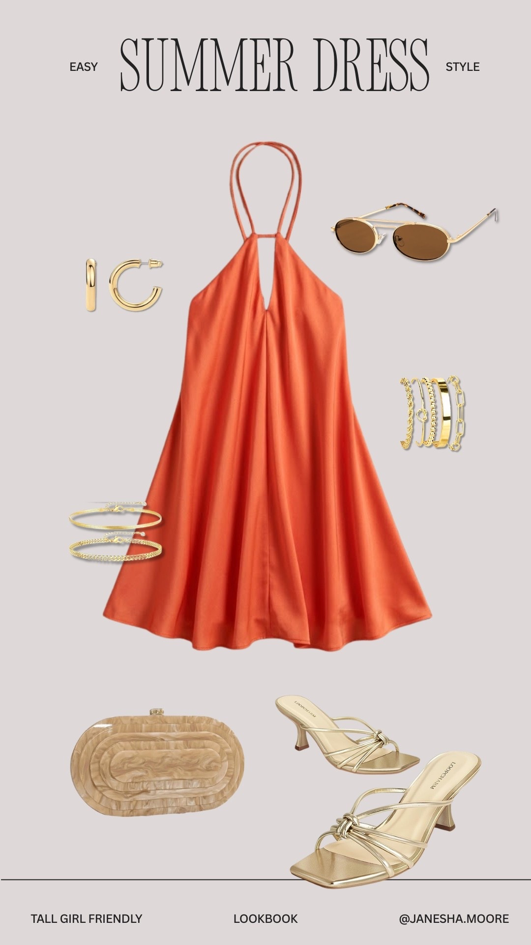 Easy Summer Dress | 5'9 200 lbs, wearing a large and the bright orange dress

#LTKgrwm #LTKootd #LTKTall