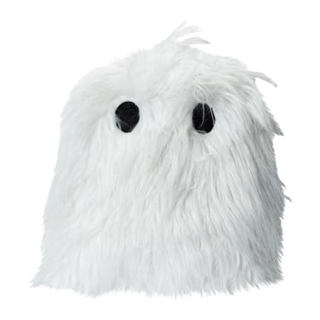Fuzzy Ghost Halloween Throw Pillow 13in | Five Below
