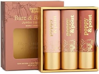 Poppy & Pout All Natural Lip Tints, Sustainable Cardboard Tubes, Hand-filled, Beeswax, Vitamin E,... | Amazon (US)
