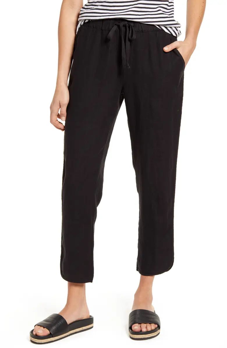 Track Style Linen Pants | Nordstrom