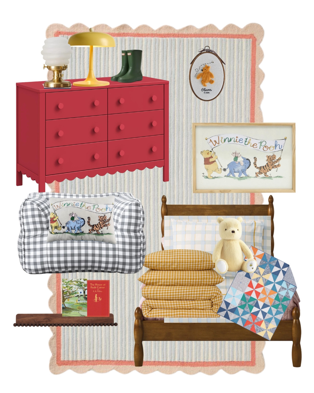 I couldn’t decide if I liked the darker rug with the light dresser or the lighter rug with the dark dresser so I’d thought I’d share both! 

#LTKHome #LTKKids