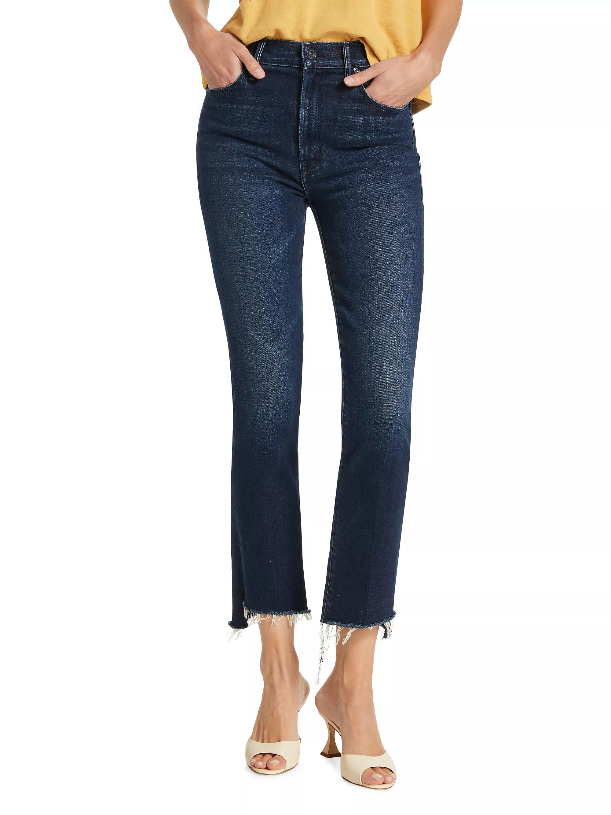 The Insider Frayed-Hem Cropped Jeans | Saks Fifth Avenue