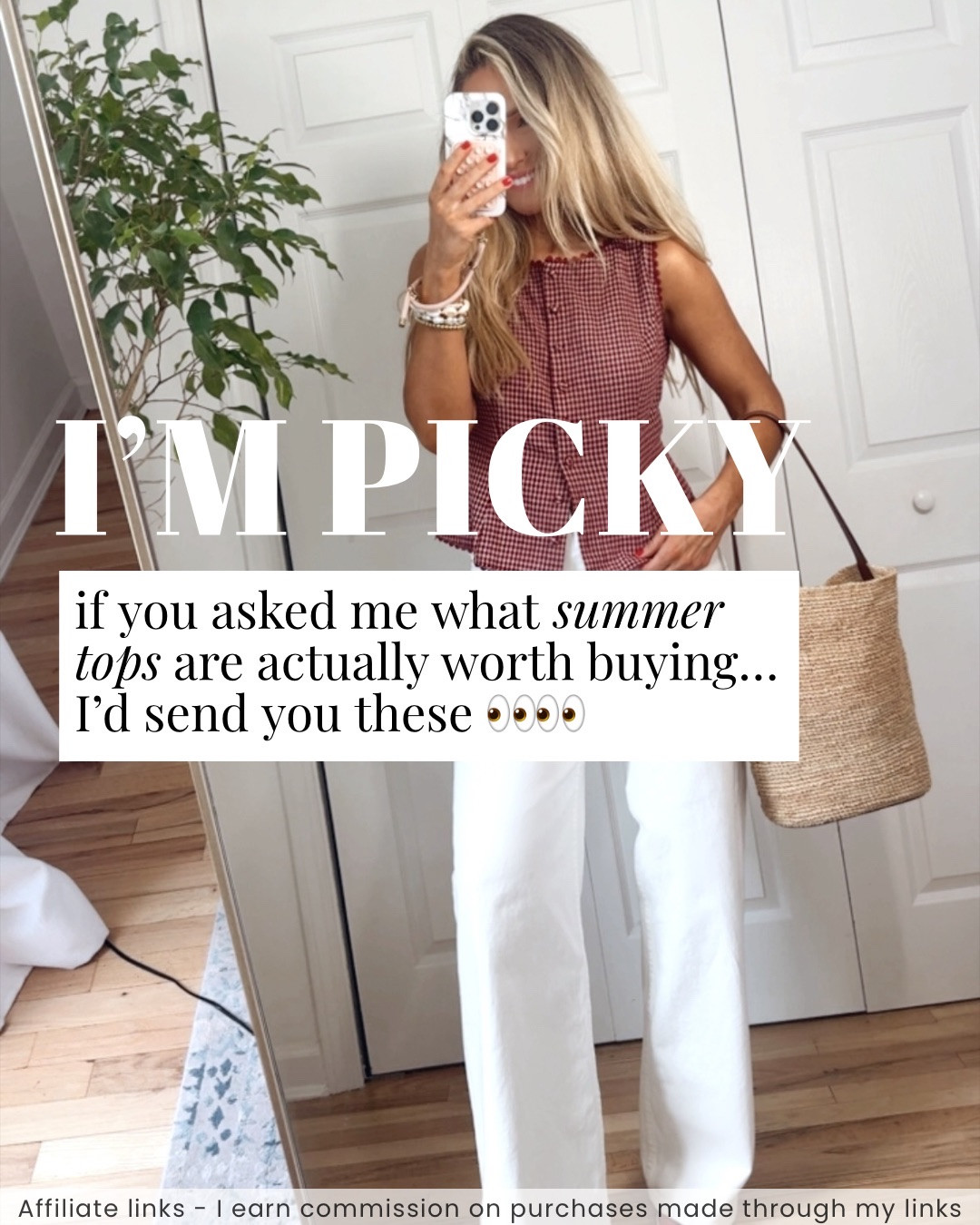 Affiliate links - I earn commission on purchases made through my links 

Cute summer tops
