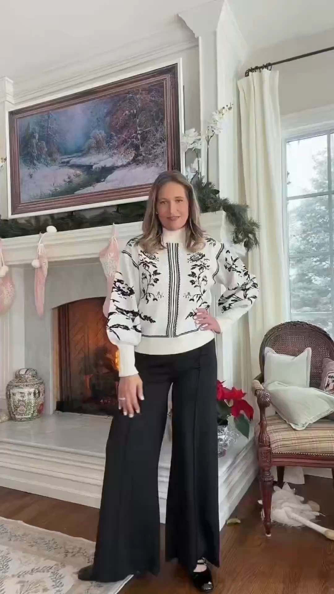 Loving these easy pull on pants from Amazon. The best part is they are only $28. I recommend sizing down in the pants and I’m wearing a medium. The sweater is also from Amazon and I’m in a large.

#LTKSeasonal #LTKOver40 #LTKMidsize