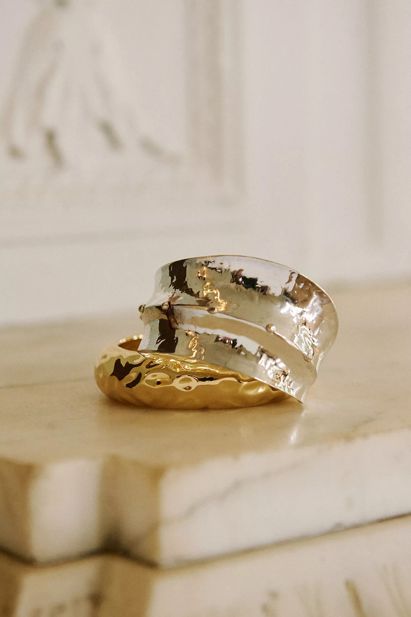 Hammered Bangle Bracelet | Anthropologie (US)