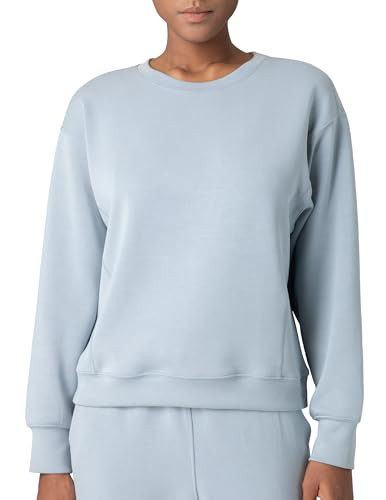 Colorfulkoala Women's Long Sleeve Athletic Sweatshirt Crewneck Modal Pullover Tops | Amazon (US)
