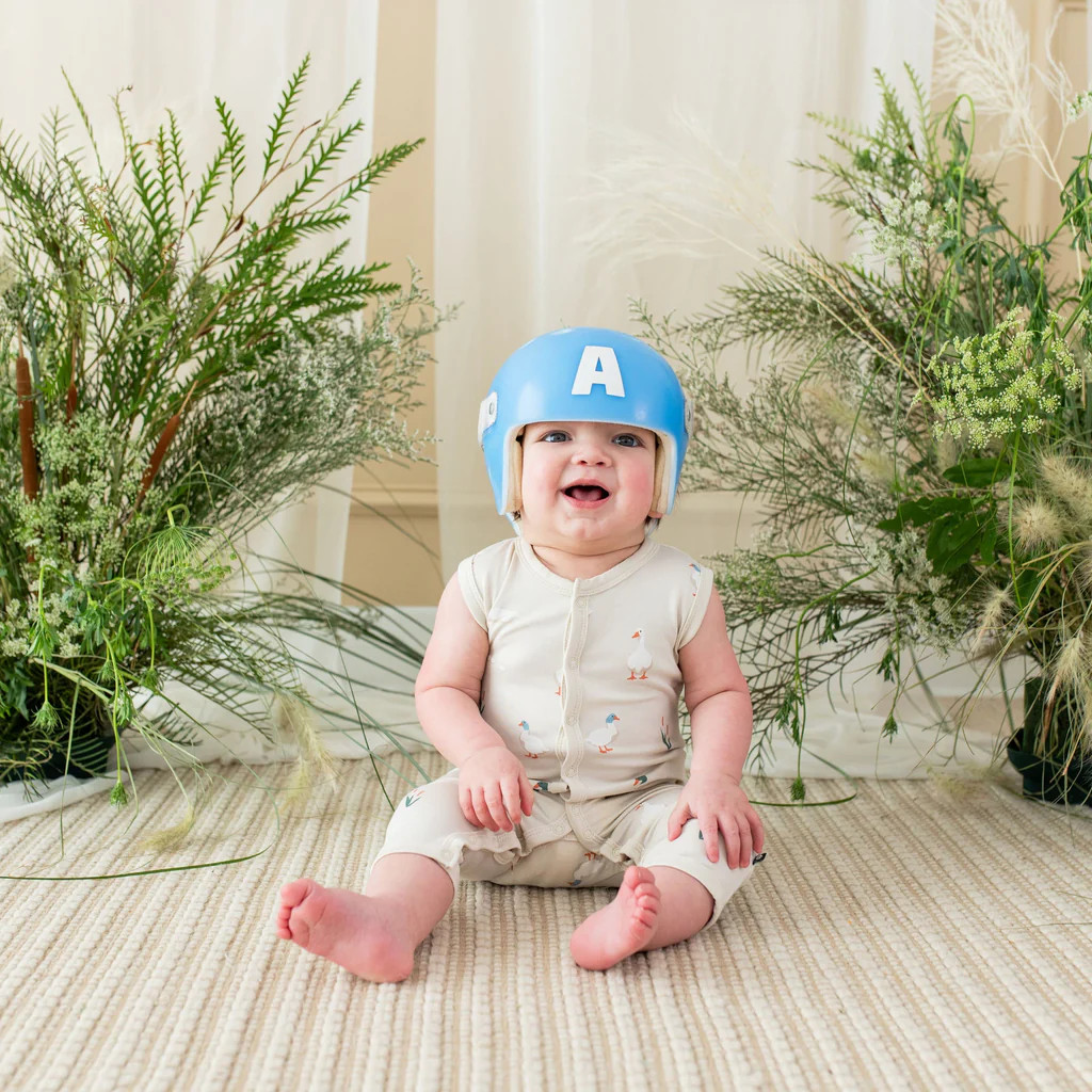 Sleeveless Romper in Duck | Kyte BABY