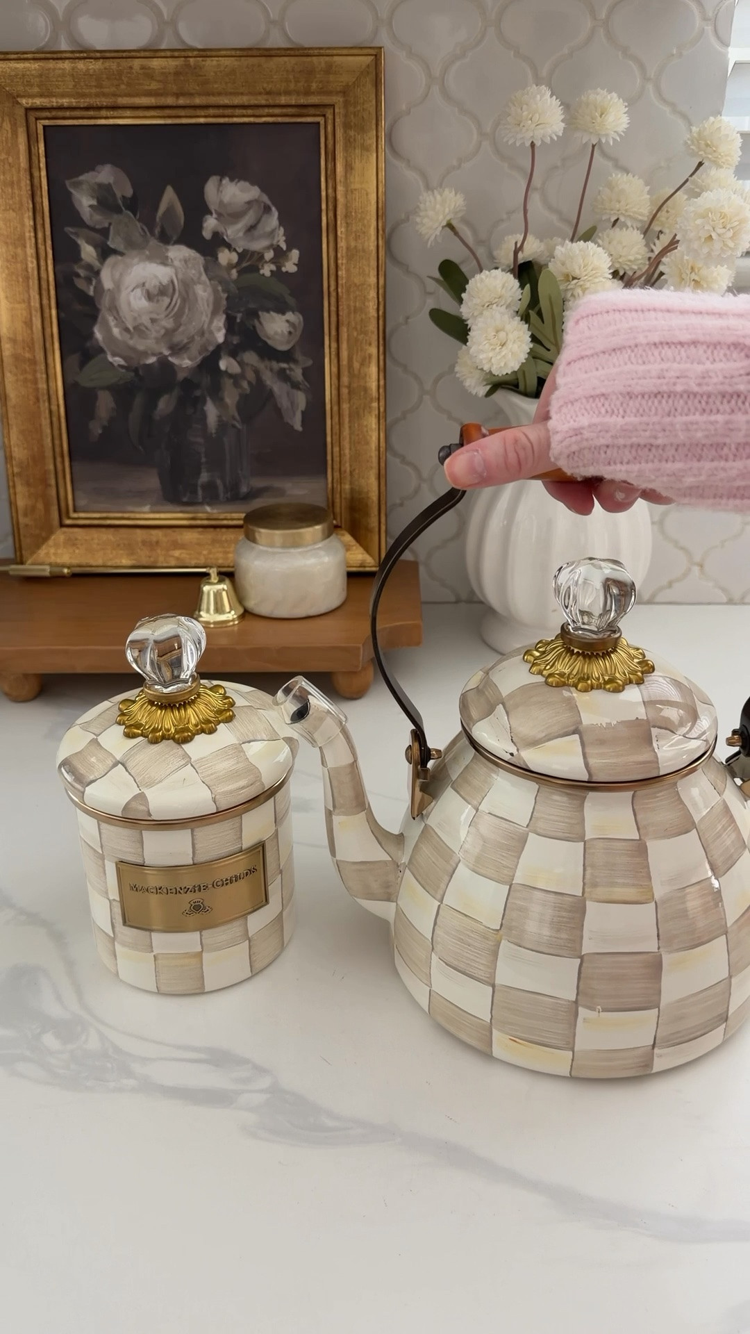 new mocha items for my fall kitchen 🤎🍂