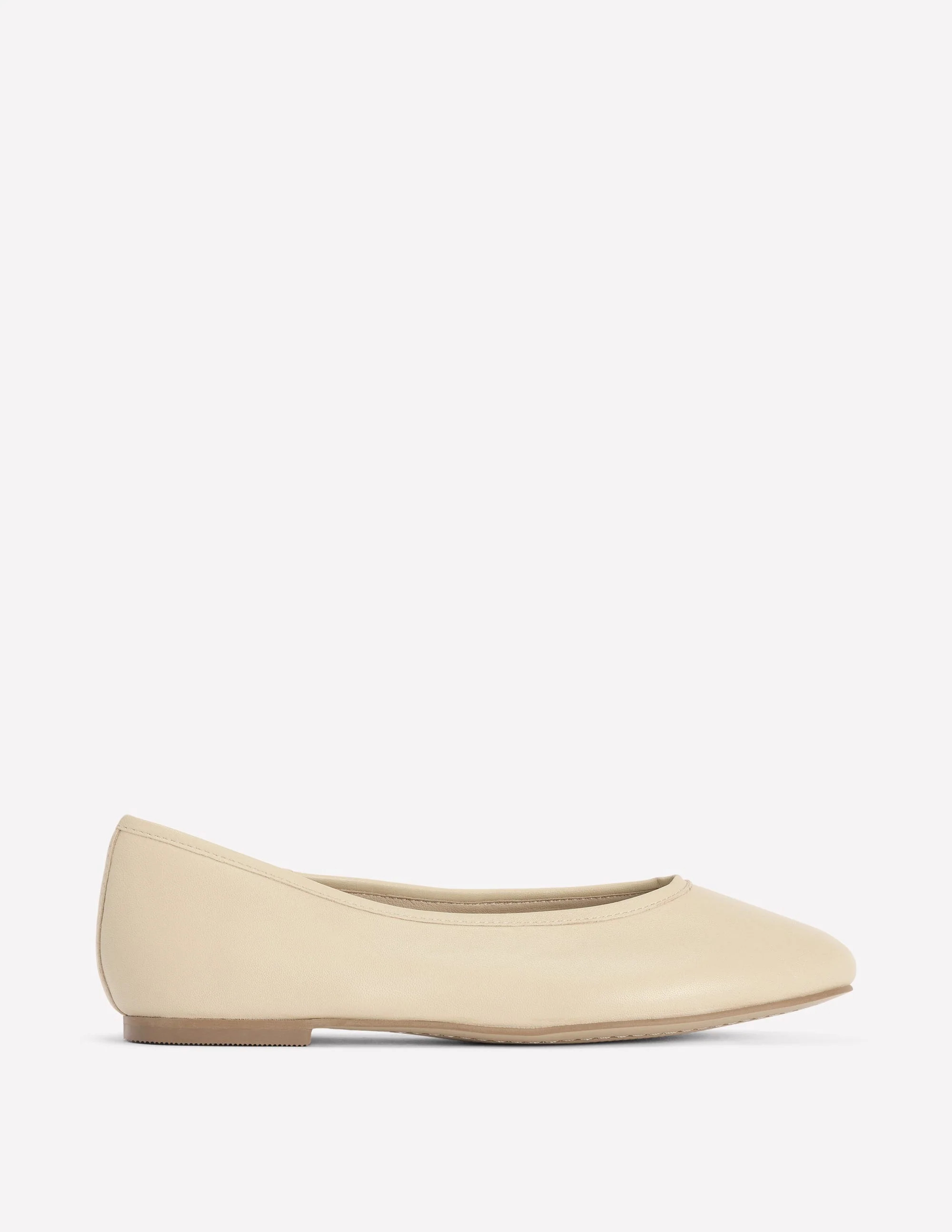 High Cut Ballet Flats-Butter Yellow | Boden UK