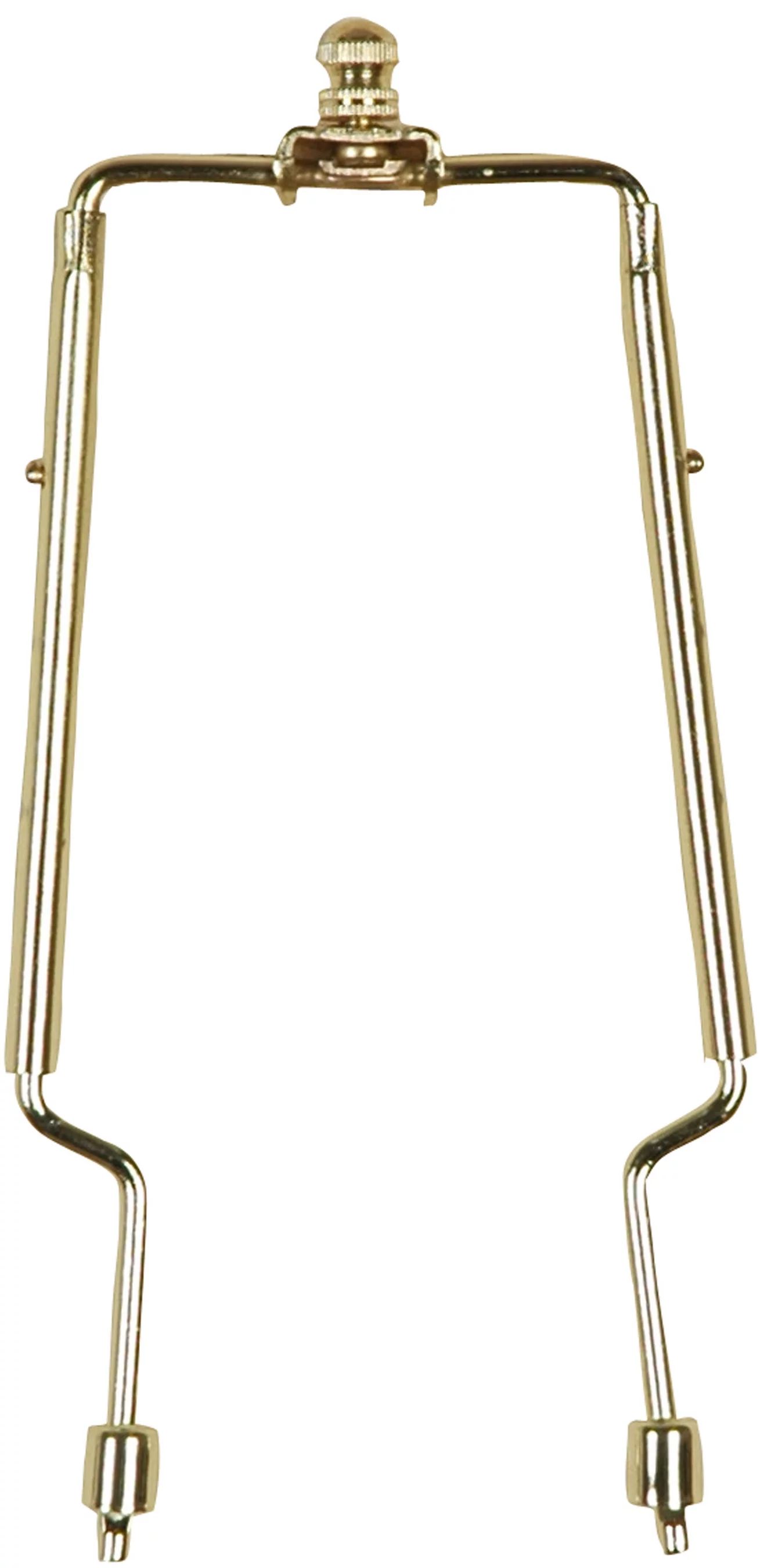 Mainstays Adjustable 8" to 10" Brass Lamp Harp with Finial | Walmart (US)
