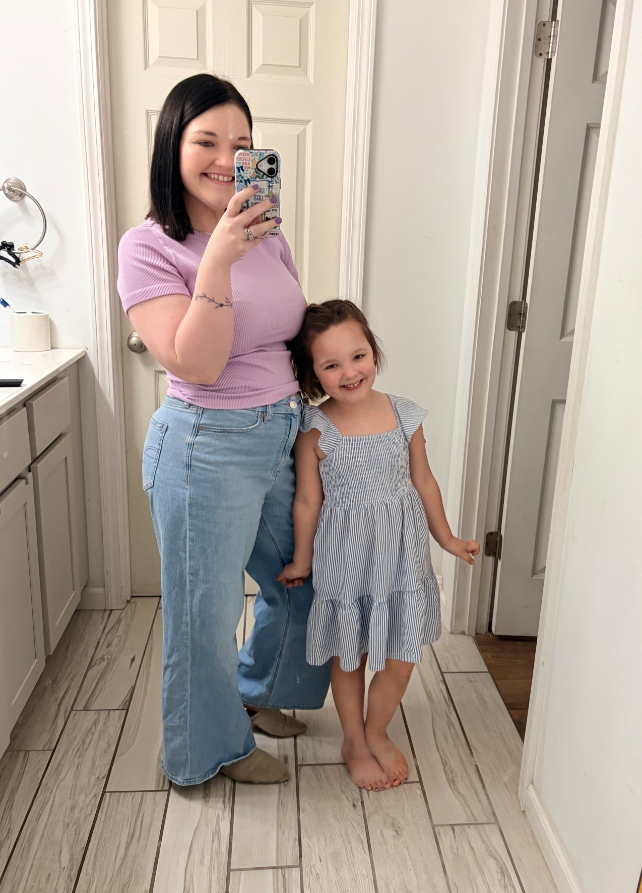 Spring outfit / girls spring dress / summer dress / American eagle jeans / little girls dress / Easter outfit / church outfit / casual mom outfit 

#LTKootd #LTKKids