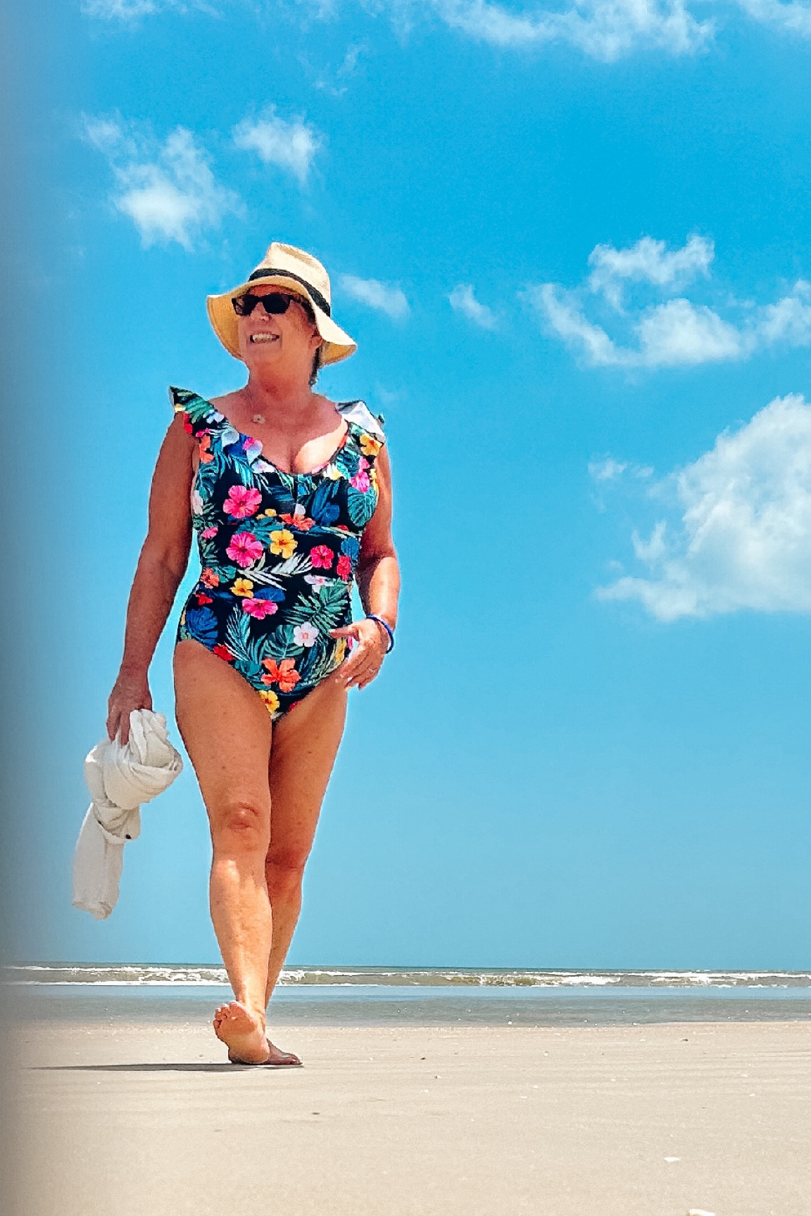 Wear the suit and wear it proudly 

This ruffled one piece has a great ruched middle and fun back 

#LTKOver40 #LTKMidsize #LTKSwim