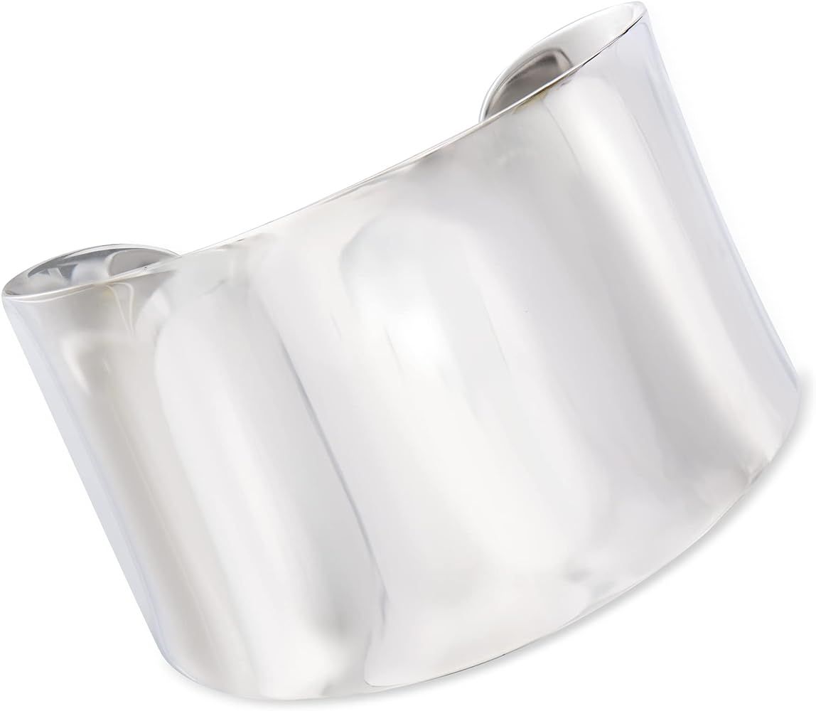 Ross-Simons Sterling Silver Wide Polished Cuff Bracelet | Amazon (US)