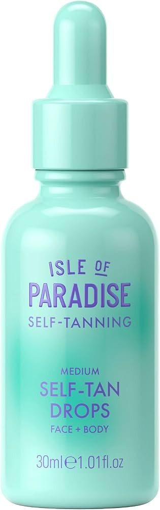 Isle of Paradise Self Tanning Face & Body Drops- Self Tanner Drops for a Natural Bronze, Long-las... | Amazon (US)
