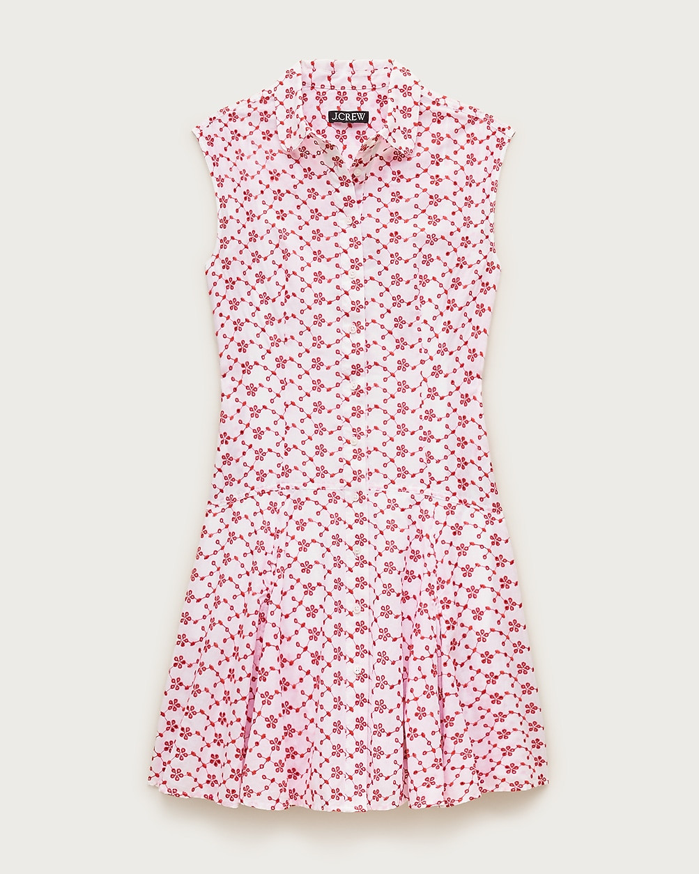 Mini eyelet shirt-dress | J. Crew US