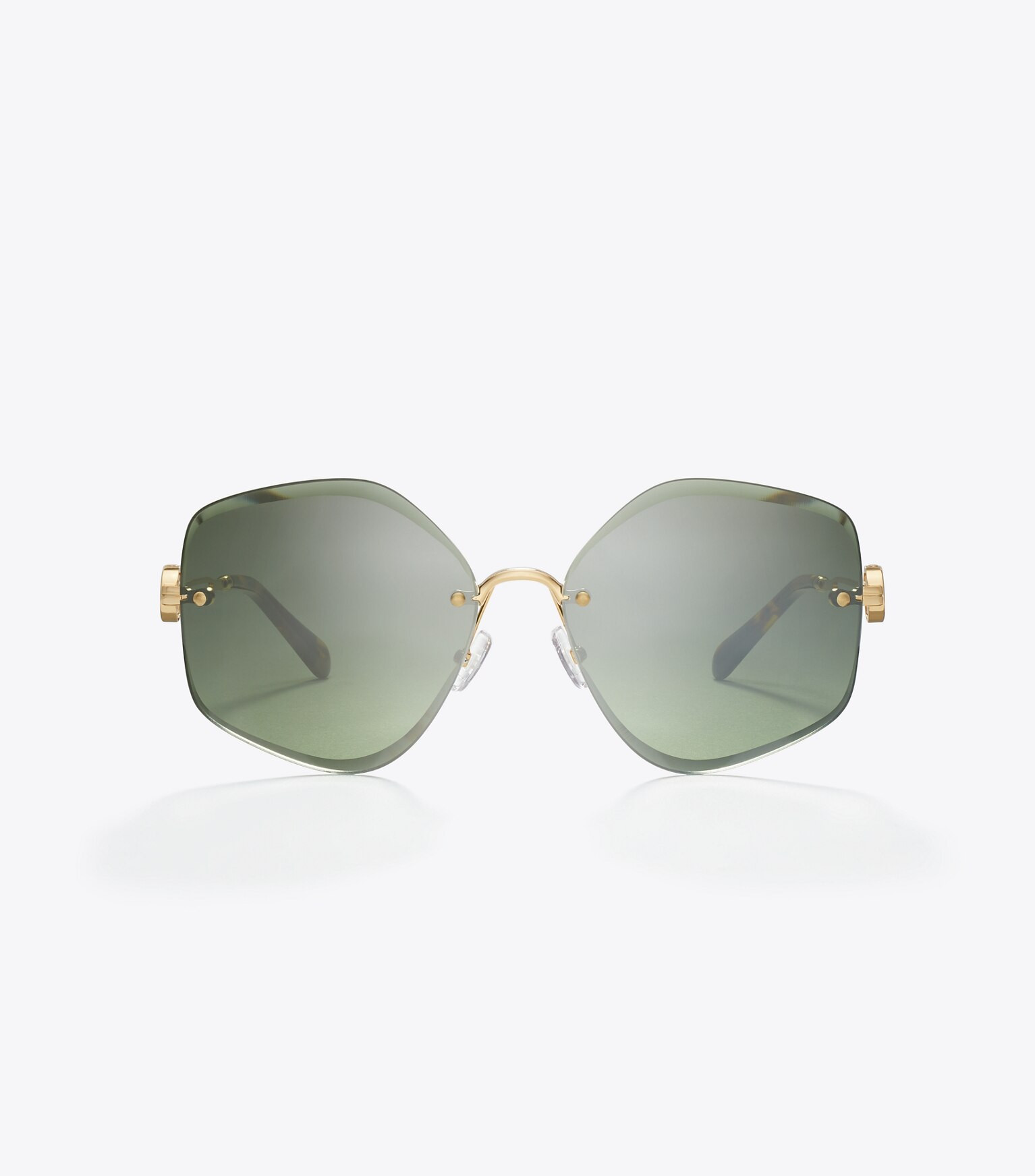 Miller Metal Geometric Sunglasses: Women's Designer Sunglasses & Eyewear | Tory Burch | Tory Burch (US)