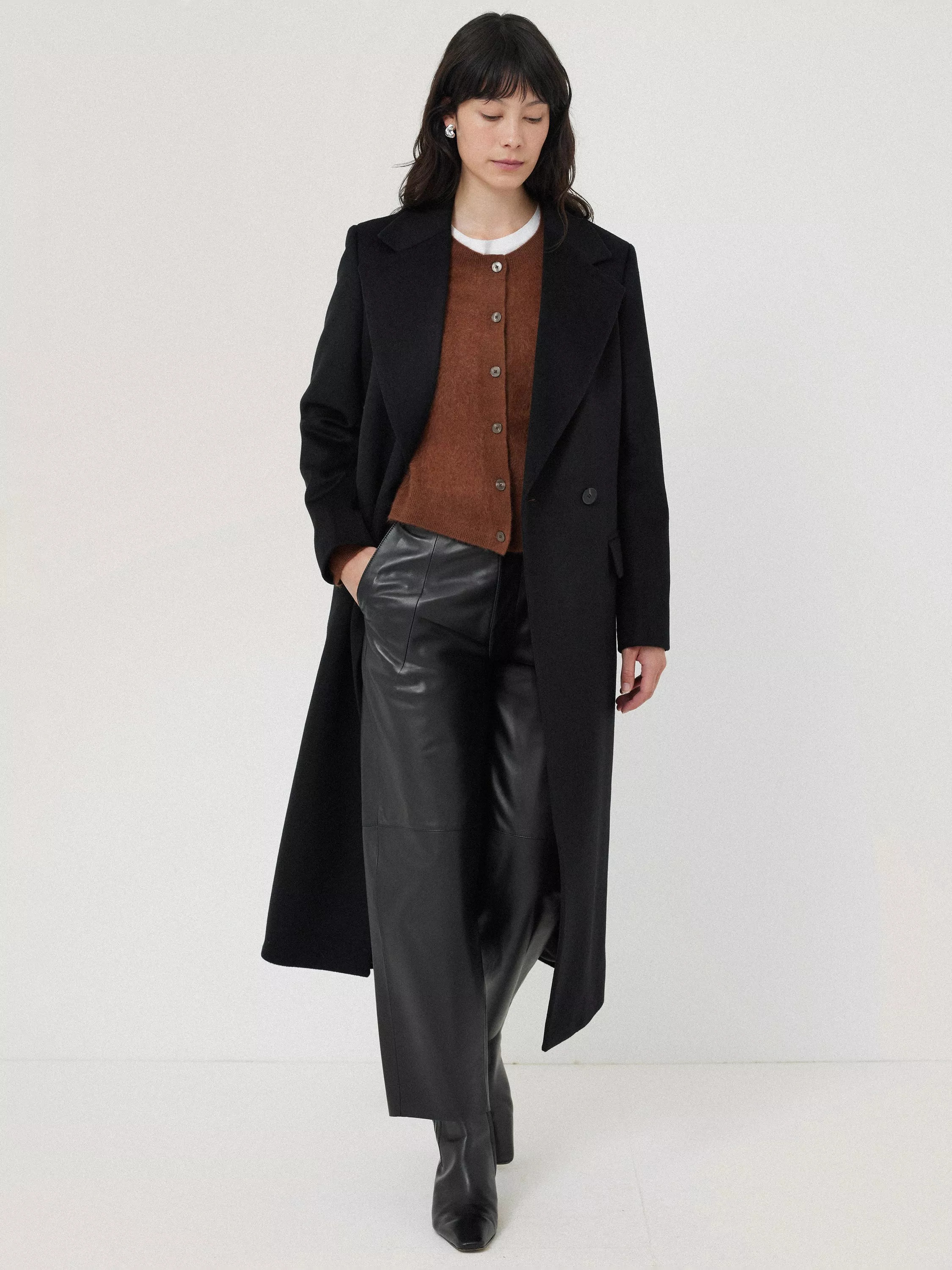 JigsawWool Maxi City Coat | John Lewis (UK)
