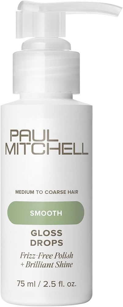 Paul Mitchell Gloss Drops Shine Serum, Frizz-Free Polish, Brilliant Shine, For Medium To Coarse H... | Amazon (US)