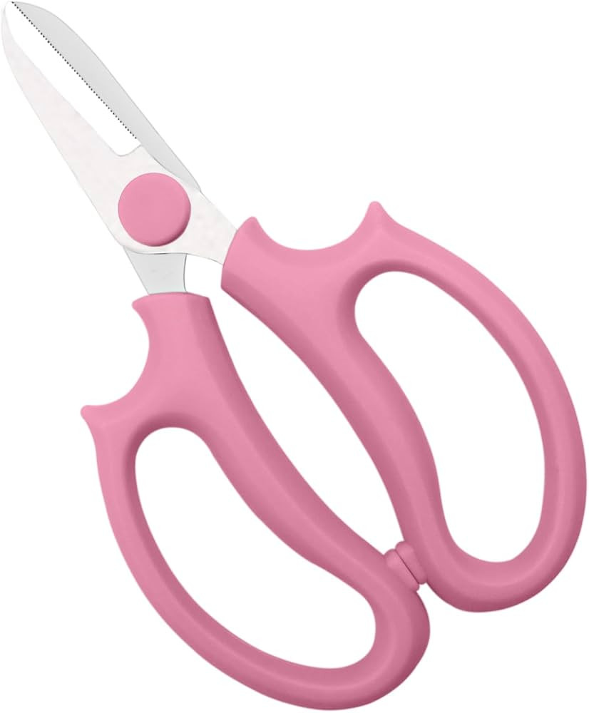 Pink Flower Scissors, Thickened Stainless Steel Floral Pruning Snips – Sharp Garden Clippers fo... | Amazon (US)