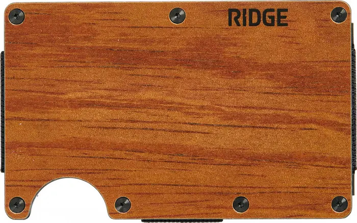 the Ridge RFID-Blocking Mopane Wood Money Clip Wallet | Nordstrom | Nordstrom