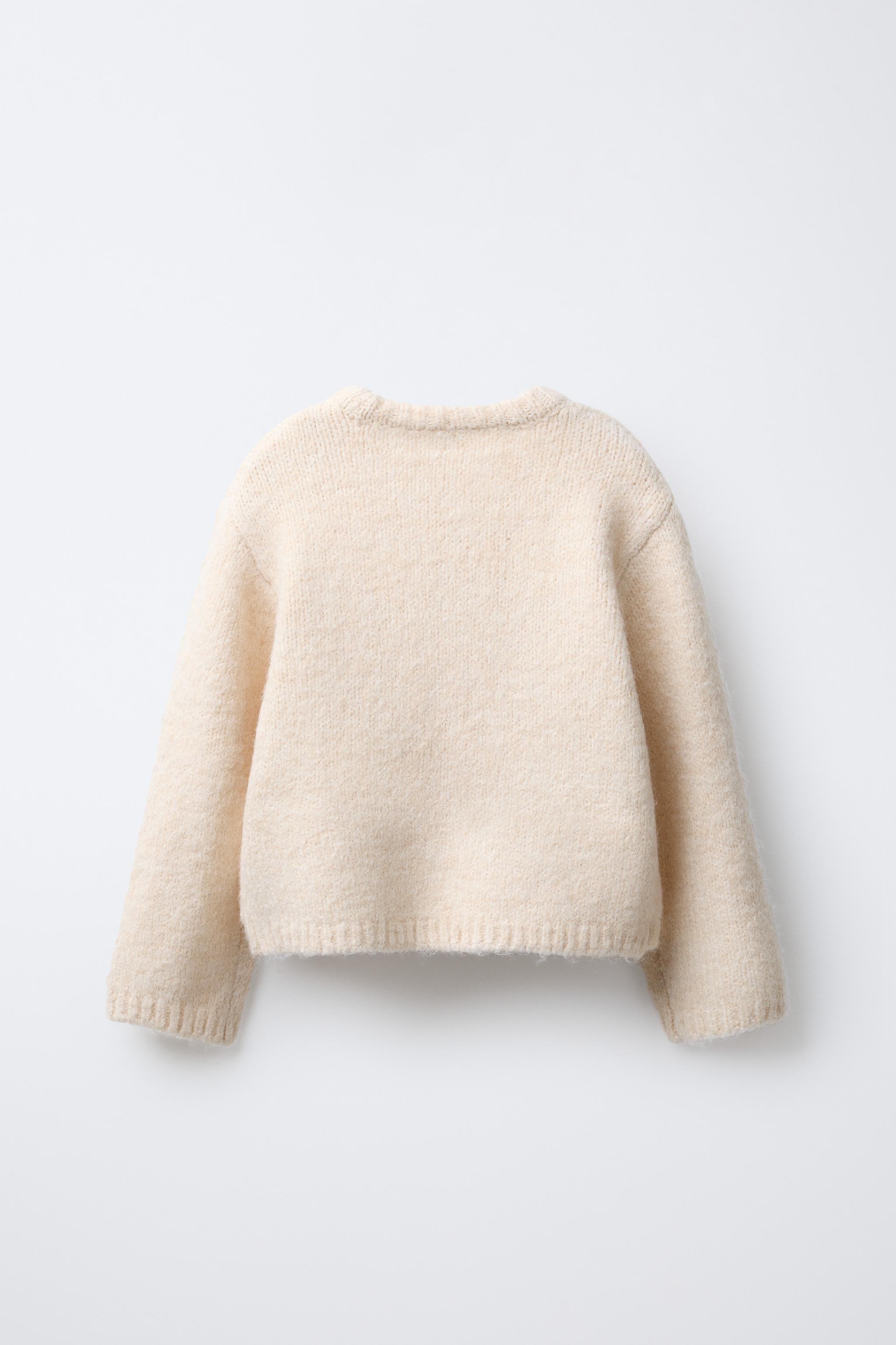 SATIN BOW KNIT JUMPER | Zara US