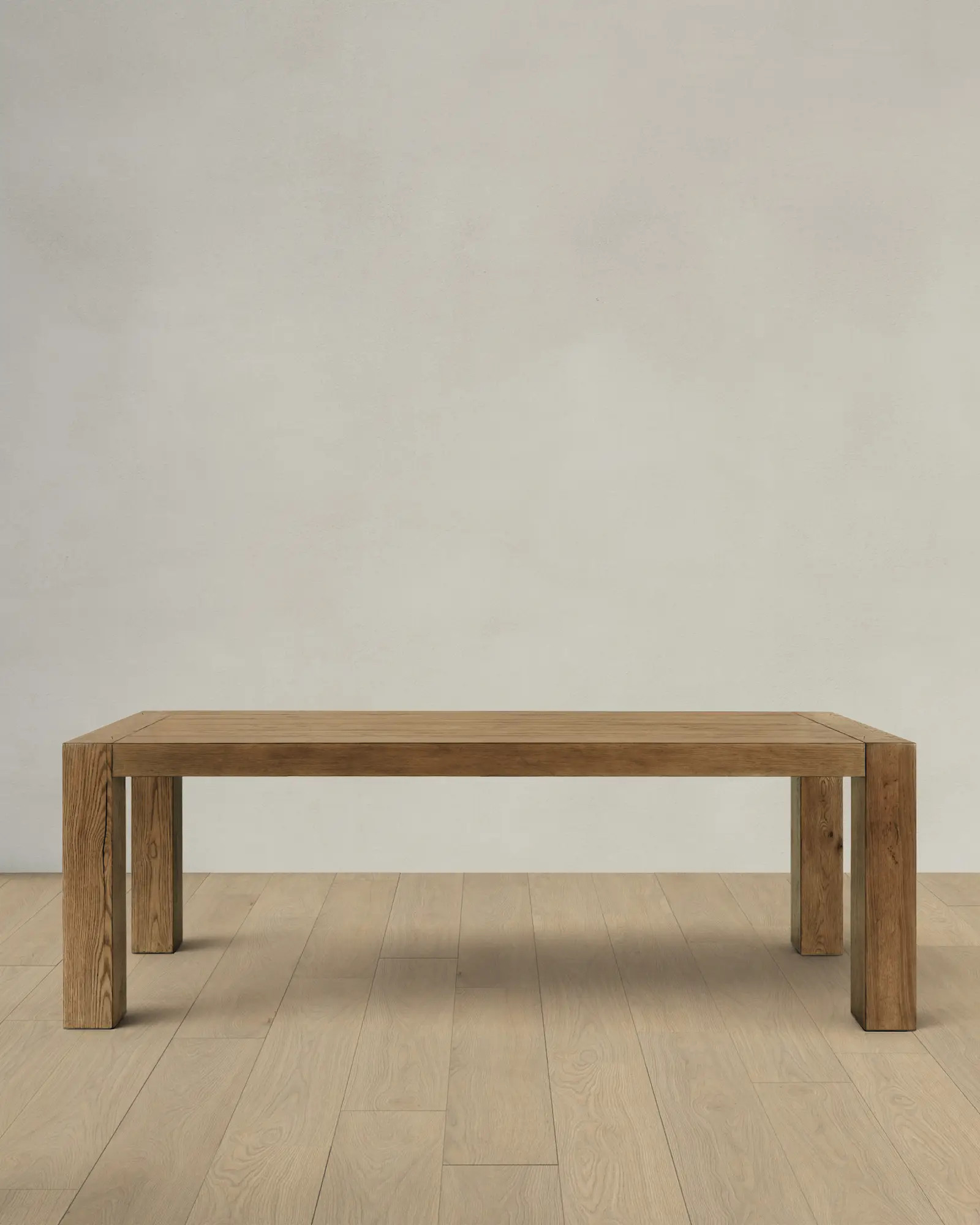 Reclaimed Oak Parsons Dining Table | Quince